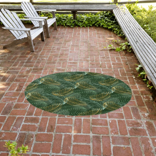 Outdoor Area Rug Tropical Palms (Insitu (Outdoor 3))