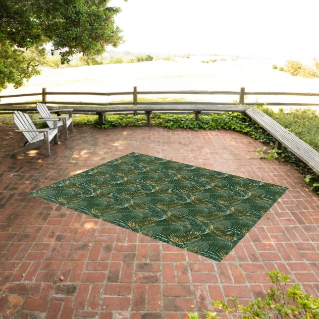 Outdoor Area Rug Tropical Palms (Insitu (Outdoor 3))