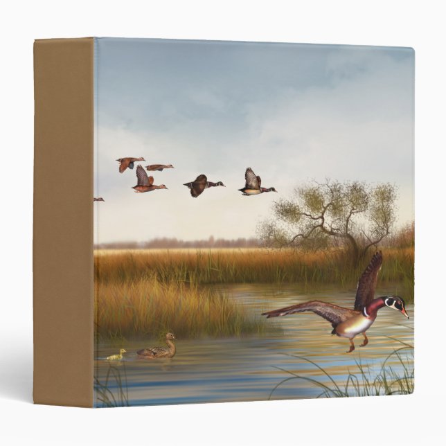 Outdoor Binder Ducks Marsh (Front/Spine)