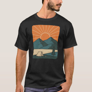 Outdoor camp Illustration T-Shirt