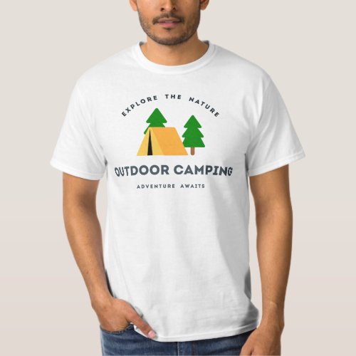 Outdoor Camping Adventure awaits T_shirt