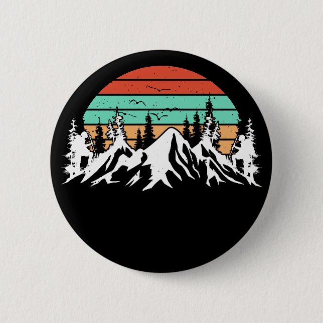 Outdoor Camping Backpacking Hiking Button (Front)