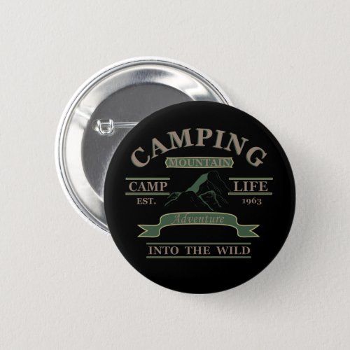 Outdoor camping camper life button
