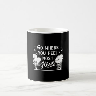 Outdoor Camping Hiking Nature Mountains Funny Gift Coffee Mug