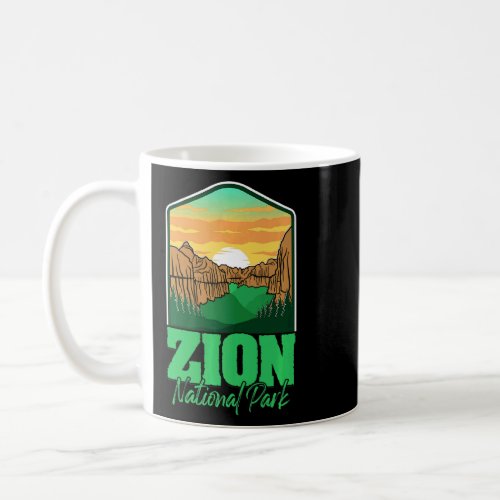 Outdoor Camping Mountain Hike Zion National Park   Coffee Mug