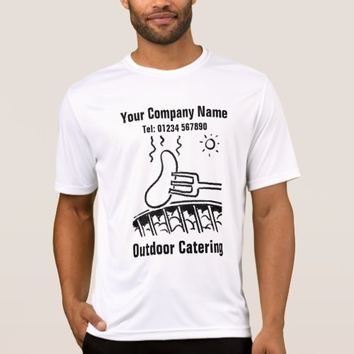 Outdoor Catering BBQ or Barbecue T_Shirt