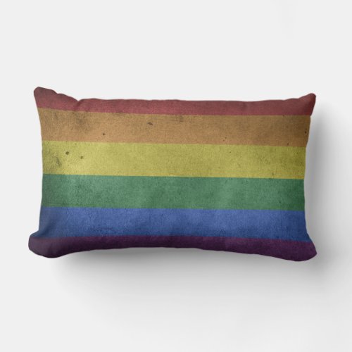 Outdoor cushion pride flag rainbow decor pillow