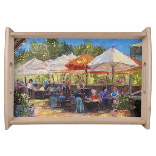 Outdoor Dining Woodside serving tray