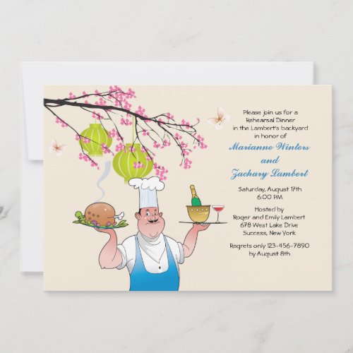Outdoor Dinner Party Invitation