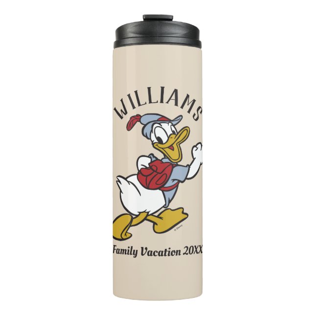 Outdoor Donald Duck | Family Vacation Thermal Tumbler (Front)