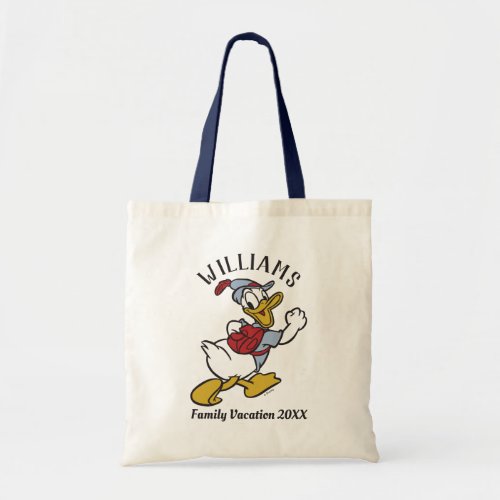 Outdoor Donald Duck  Family Vacation Tote Bag