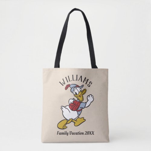 Outdoor Donald Duck  Family Vacation Tote Bag