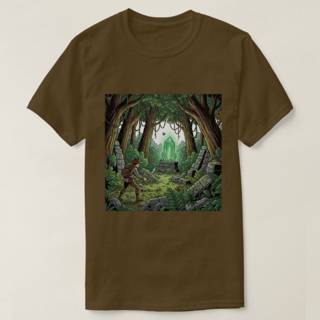 Outdoor Expedition Forest Trail Adventure T-Shirt (Design Front)
