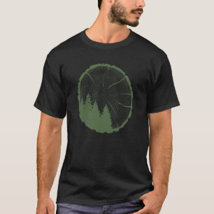 Outdoor Fashion Style Dark Green Gorpcore T-Shirt