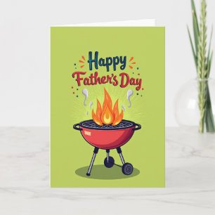 Outdoor Fathers Day Feast Card