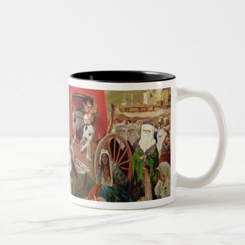 Outdoor Fete in Turkey c1830_60 Two_Tone Coffee Mug