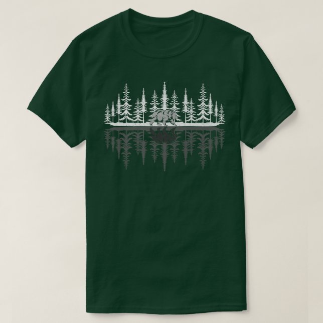 Outdoor Forest Trees Reflection Wildlife Animal Be T-Shirt (Design Front)