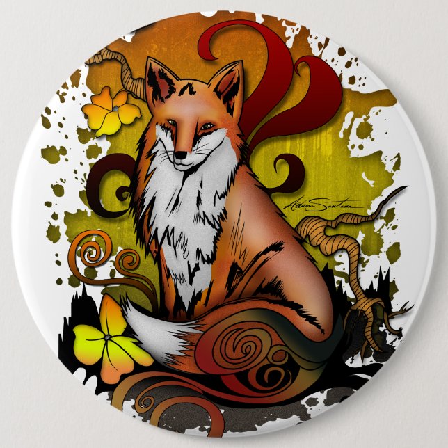 Outdoor Fox Button (Front)