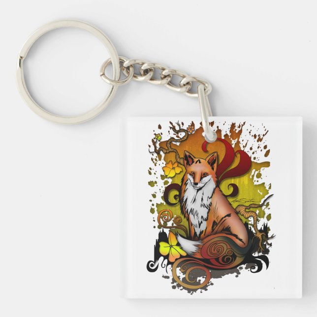 Outdoor Fox Keychain (Front)