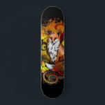 Outdoor Fox Skateboard<br><div class="desc">Original design of a Outdoor Fox. Created by using pencils,  pens and cleaned up digitally. .</div>
