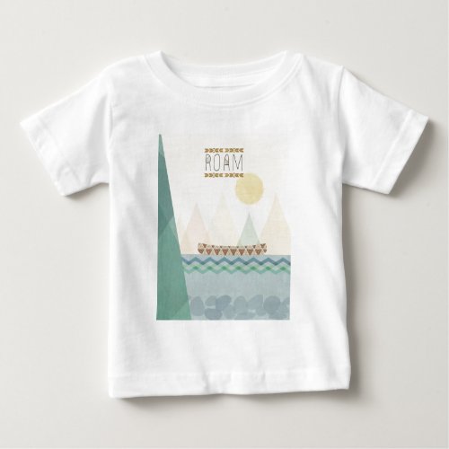 Outdoor Geo II  Roam Baby T_Shirt