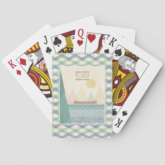 Outdoor Geo II | Roam Poker Cards (Back)