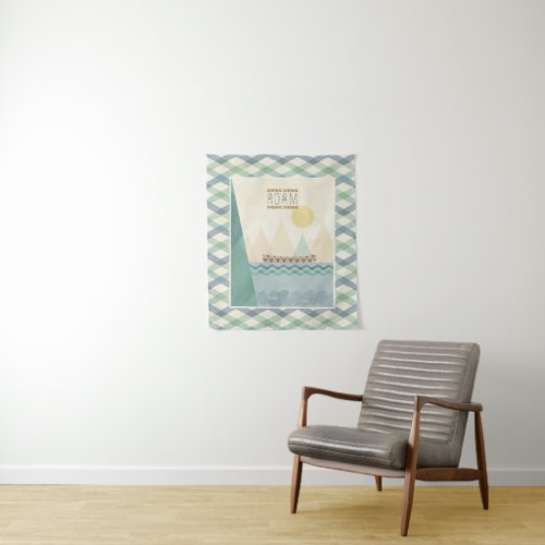 Outdoor Geo II  Roam Tapestry