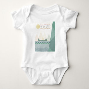 Outdoor Geo III   Wander Baby Bodysuit