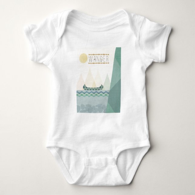 Outdoor Geo III | Wander Baby Bodysuit (Front)