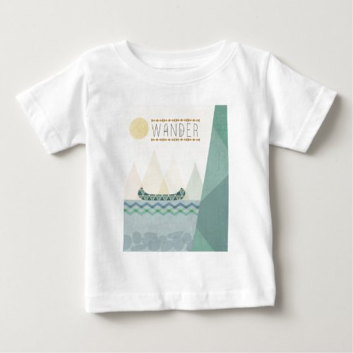 Outdoor Geo III  Wander Baby T_Shirt