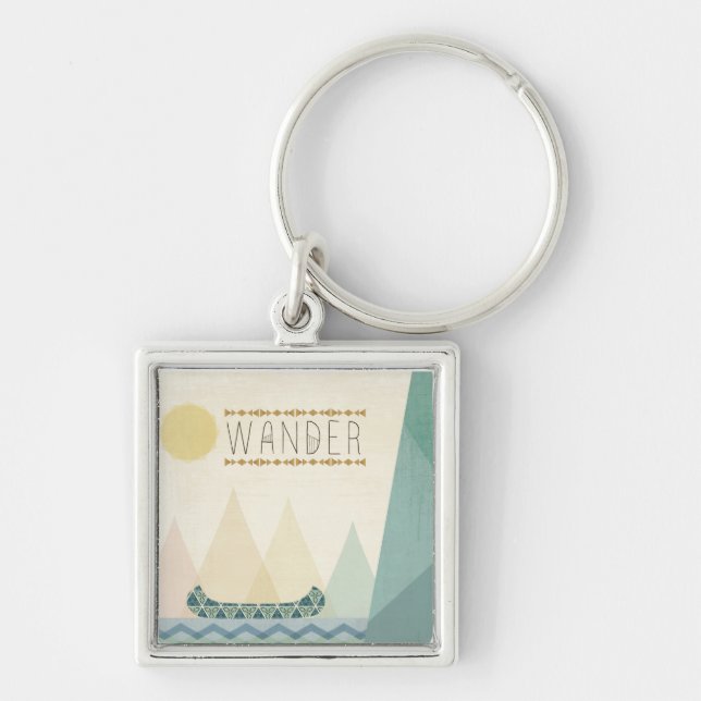 Outdoor Geo III | Wander Keychain (Front)