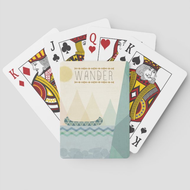 Outdoor Geo III | Wander Poker Cards (Back)