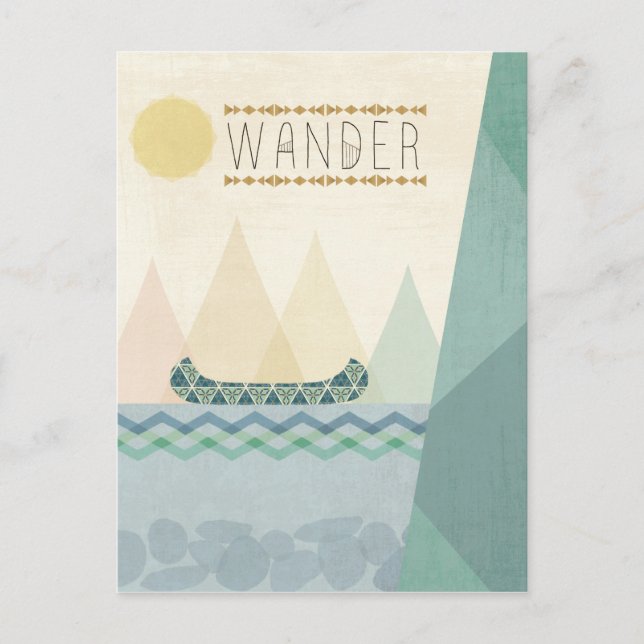 Outdoor Geo III | Wander Postcard (Front)