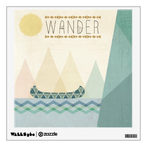 Outdoor Geo III  Wander Wall Sticker