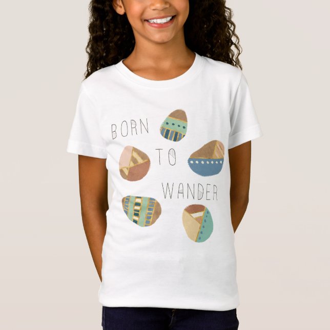Outdoor Geo IX | Born to Wander T-Shirt (Front)