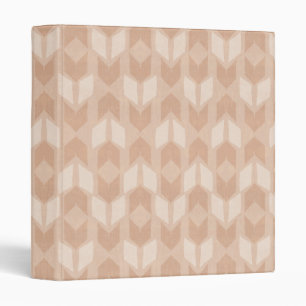 Outdoor Geo Step   Coral Arrow Pattern Binder