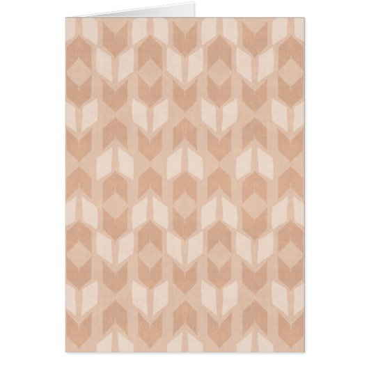 Outdoor Geo Step | Coral Arrow Pattern Cards (Front)