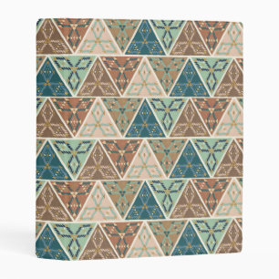 Outdoor Geo Step   Geometric Pattern Mini Binder