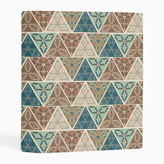 Outdoor Geo Step | Geometric Pattern Mini Binder (Front/Spine)