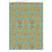 Outdoor Geo Step | Gold & Teal Pattern (Front)