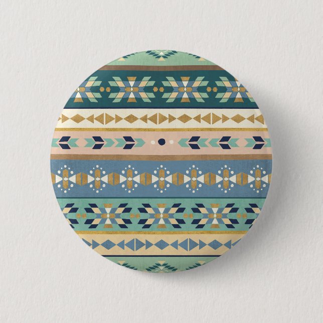 Outdoor Geo Step | Indian Pattern Button (Front)
