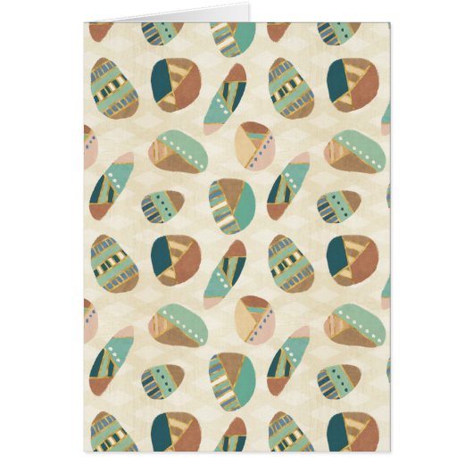 Outdoor Geo Step | Teal Pattern Cards (Front)