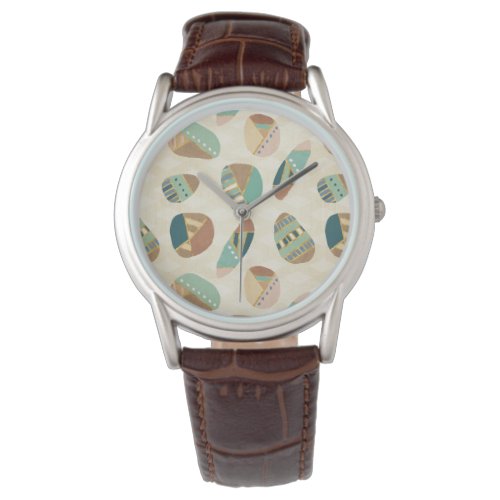 Outdoor Geo Step   Teal Pattern Watch