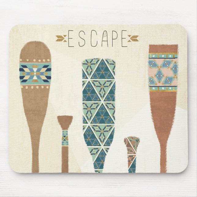 Outdoor Geo VI | Escape Mouse Pad (Front)
