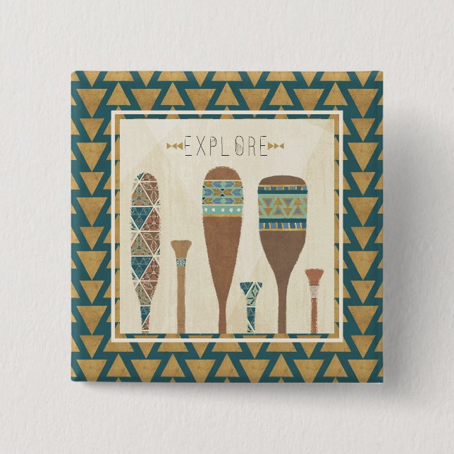 Outdoor Geo VII | Explore Button (Front)