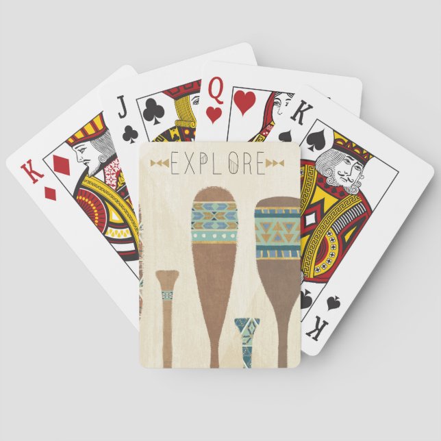 Outdoor Geo VII | Poker Cards (Back)