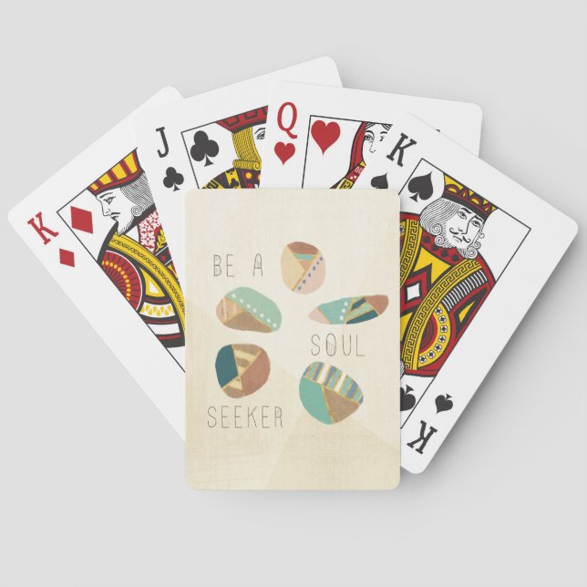 Outdoor Geo VIII | Be A Soul Seeker Poker Cards (Back)