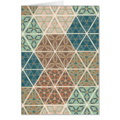 Outdoor Geo XI | Blue & Green Tribal Pattern (Front)