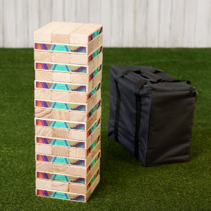 Outdoor Giant Topple Tower Game