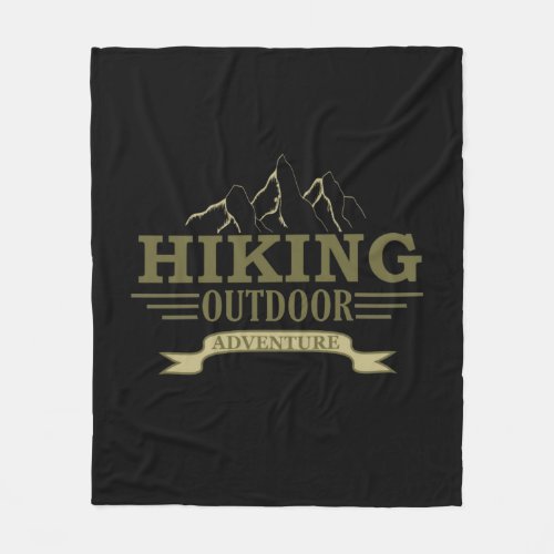 Outdoor hike hikers hiking adventure  fleece blanket
